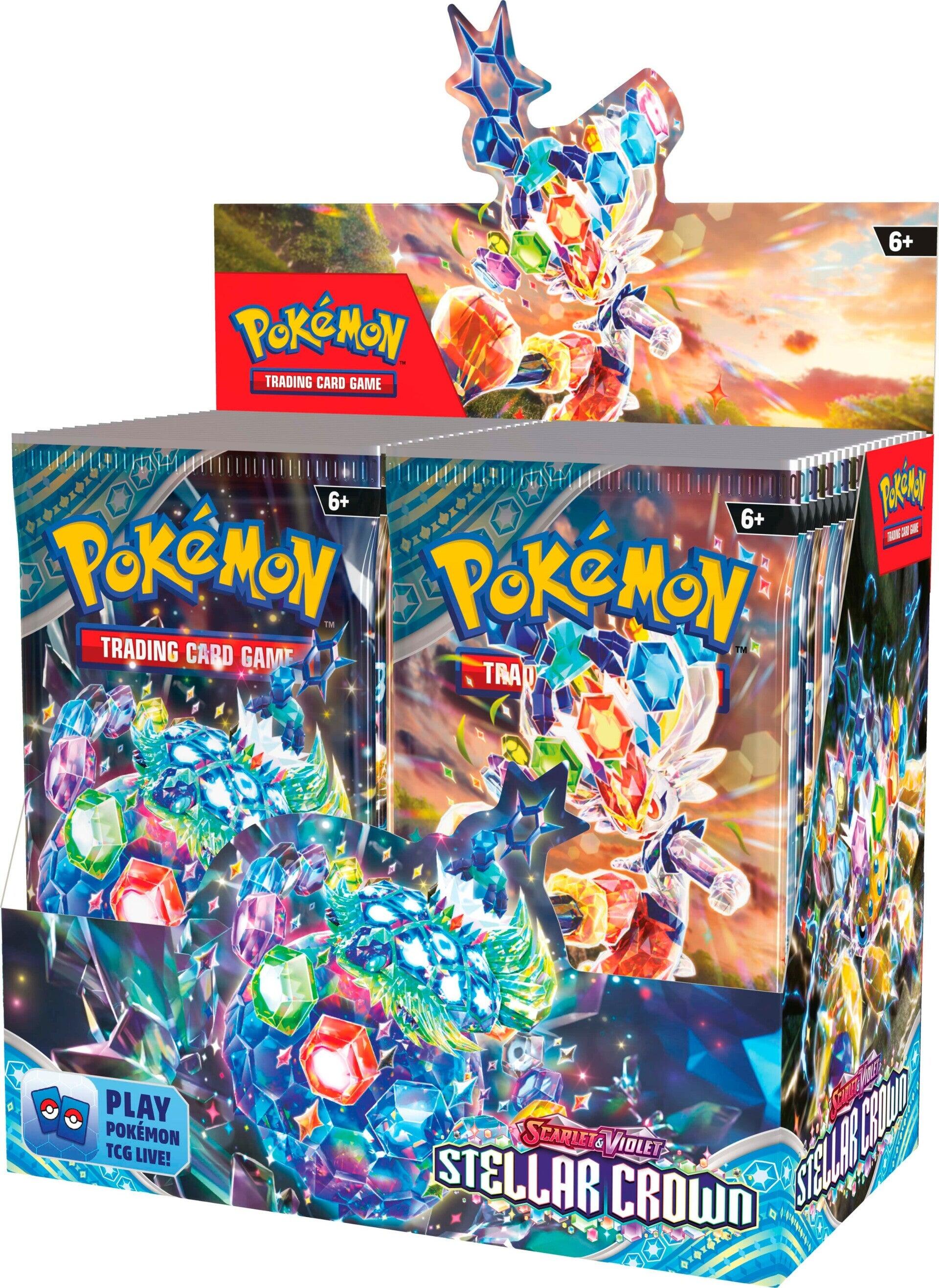 booster box break Pokemon: Stellar Crown Booster Box Live Break