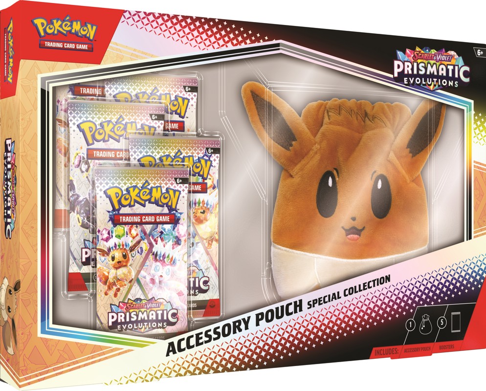 Pokemon: Scarlet & Violet - Prismatic Evolutions - Accessory Pouch Special Collection Live Break
