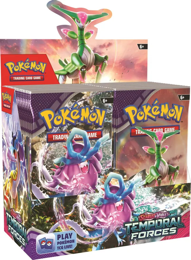 Pokemon: Temporal Forces Booster Box Live Break