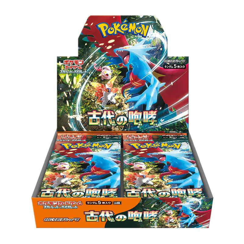 Pokemon: Ancient Roar sv4k Booster Box Live Break