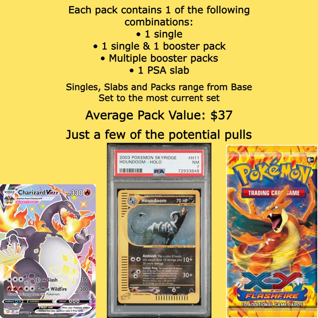 Pokemon: Mystery Pack Live Break